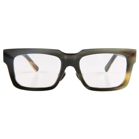 Natural Horn Glasses | Square Frame Eyewear | Anti Blue Light Blocking | Handmade Eyewear