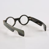 Natural Horn Glasses | Round Frame Eyewear | Anti Blue Light Blocking | Handmade Eyewear