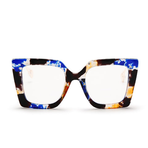 Oversized Blue Light Blocking Eyeglasses | Gaming Glasses | Clear Frames